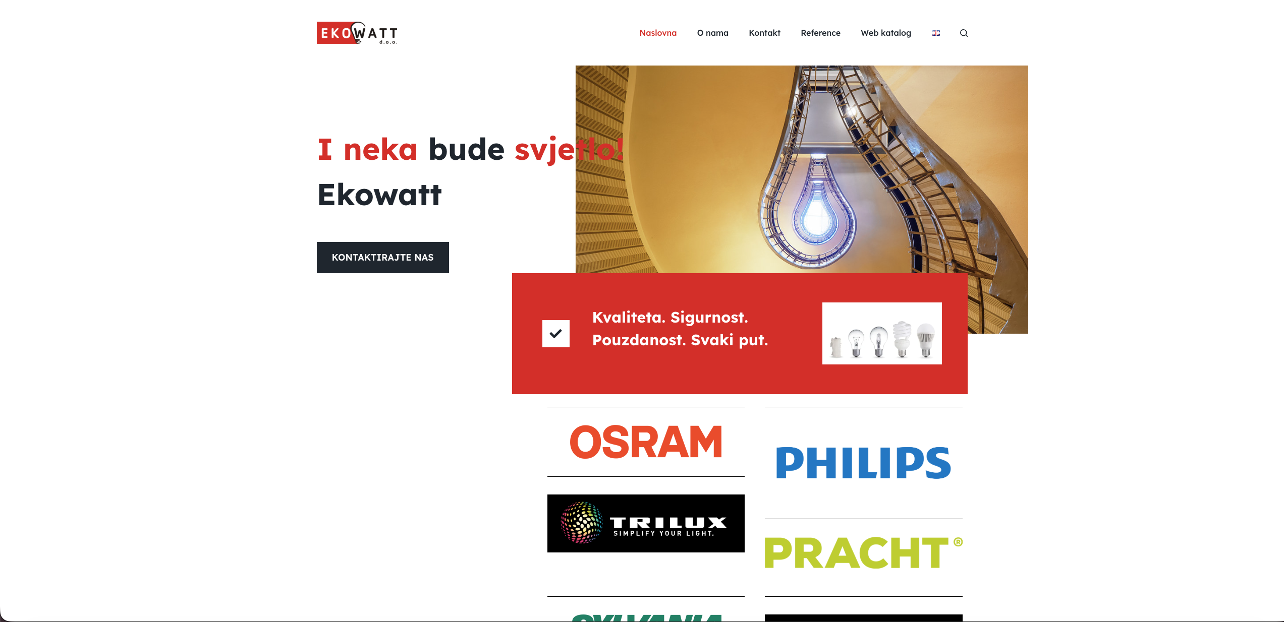 Ekowatt poslovna web stranica