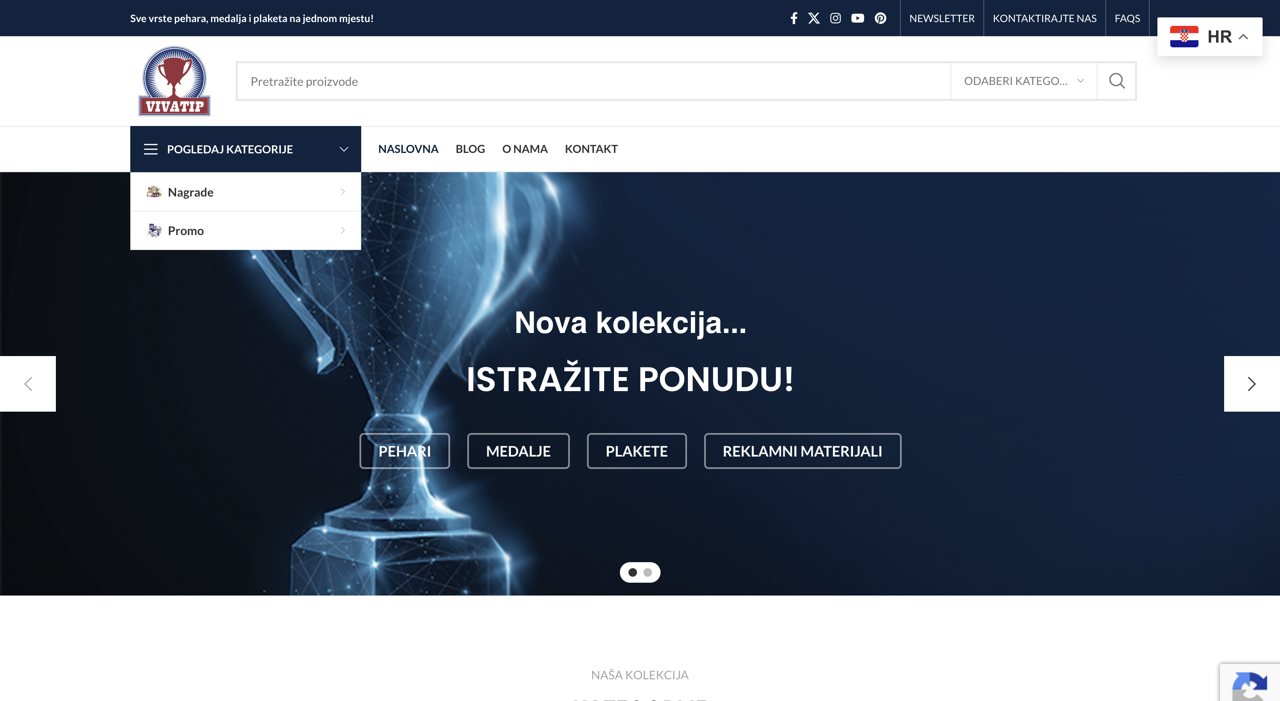 Vivatip web stranica